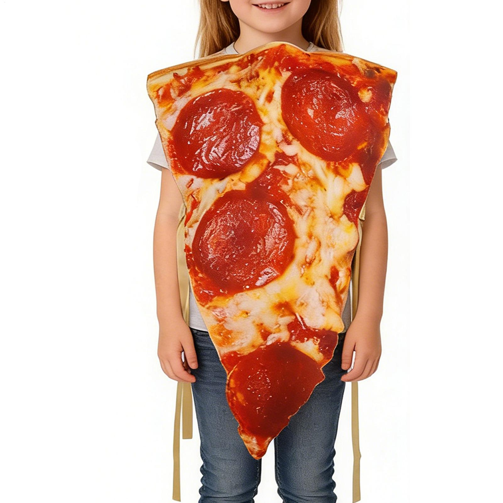 Anime Cosplay Couple - Costume de pizza réaliste pour Halloween,