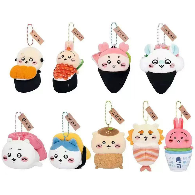 Anime Cosplay Couple - Peluche Chiikawa Série Sushi 12 cm