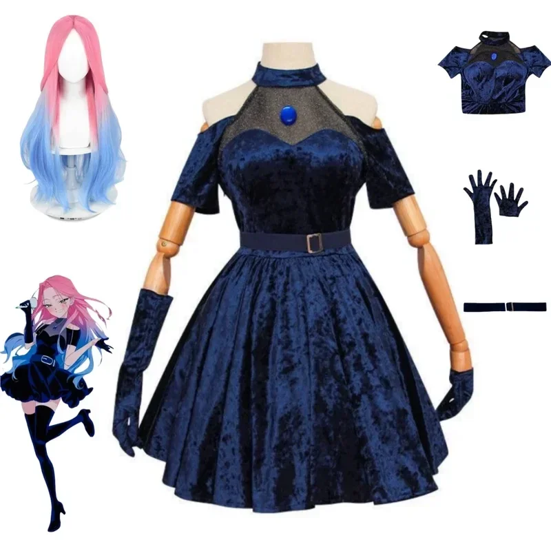 Costume de cosplay Mizi, costu - Anime Cosplay Blue Hair avis et prix