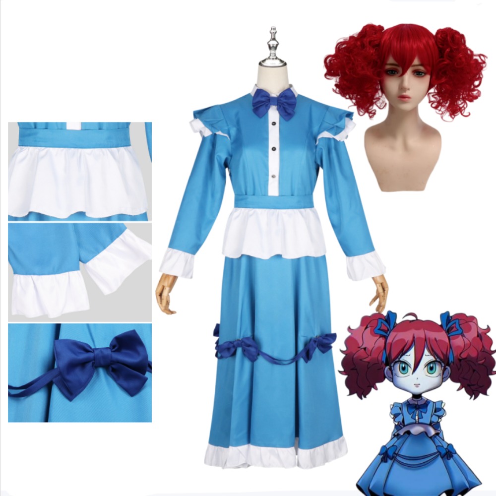 Costume de cosplay Poppy Red H - Anime Cosplay Blue Hair avis et prix