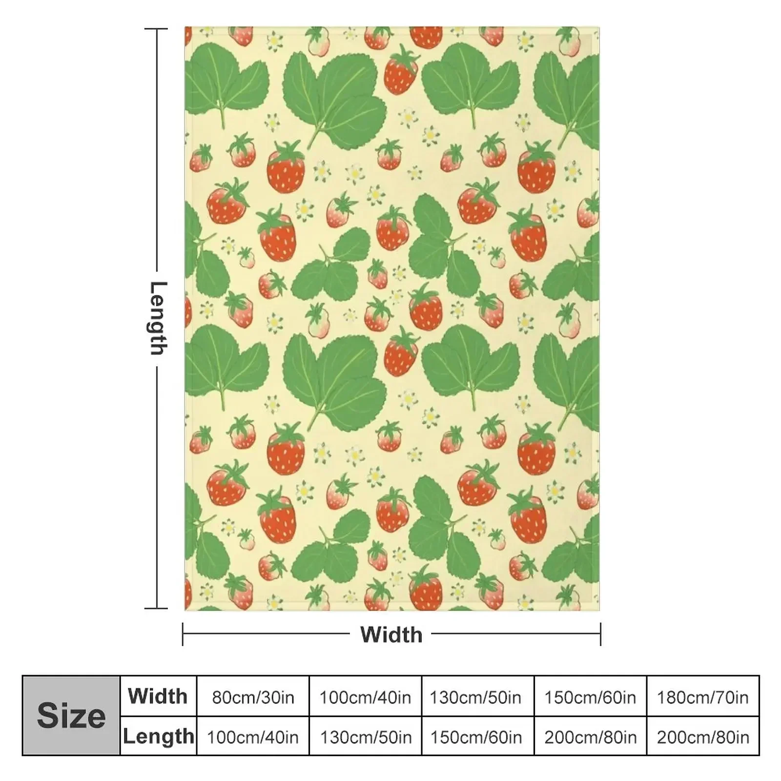Couverture à motifs de fraises - Anime Cosplay Idea avis et prix
