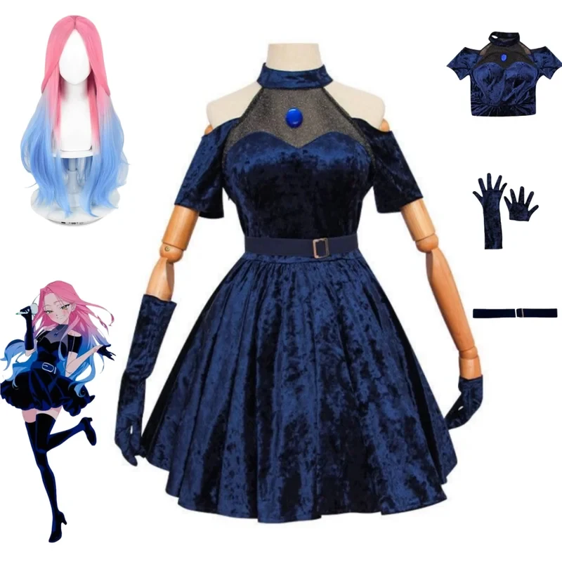 Costume de cosplay Mizi 2026,  - Anime Cosplay Blue Hair avis et prix