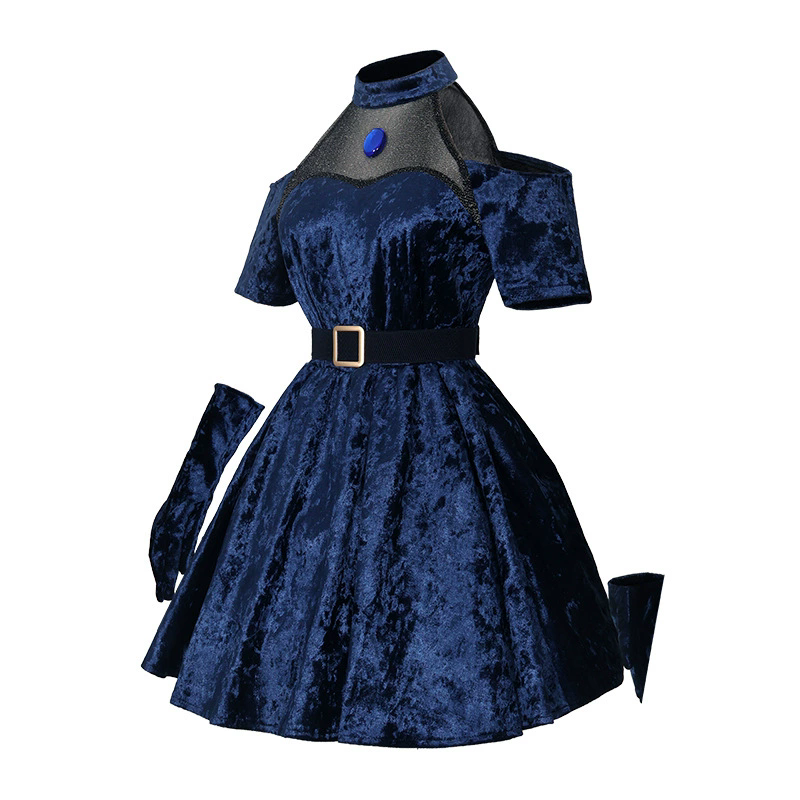 Mizi Cosplay Anime Alien scène - Anime Cosplay Blue Hair avis et prix