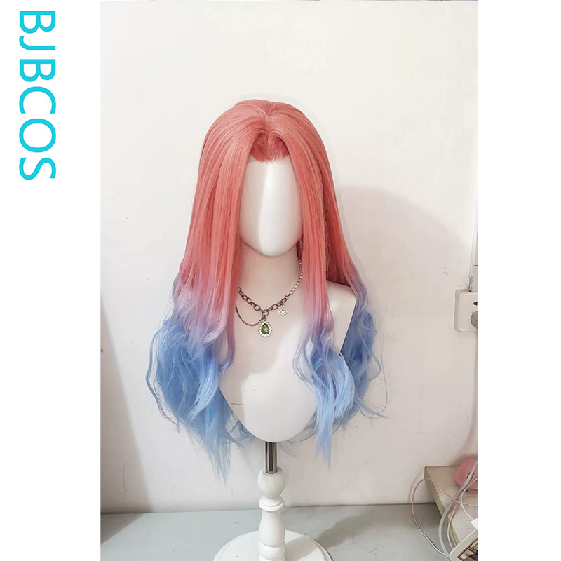 Perruque coiffée ‌ Perruque Co - Anime Cosplay Blue Hair avis et prix