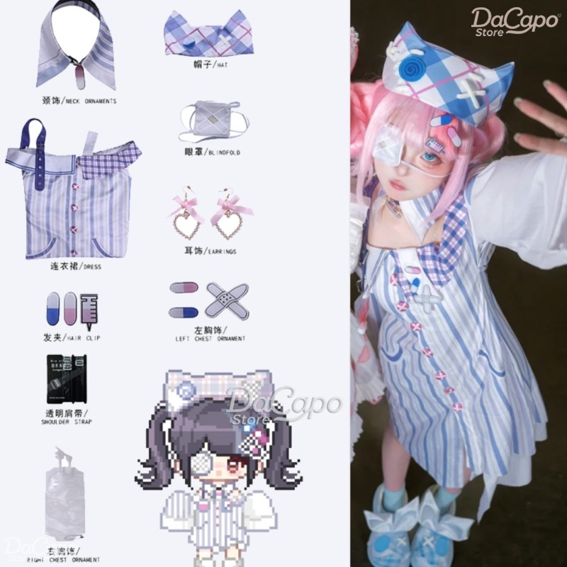 Perruque de Costume de Cosplay - Anime Cosplay Idea avis et prix