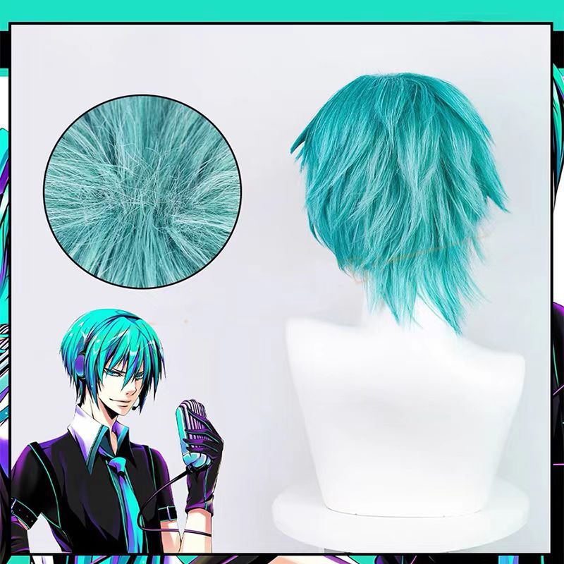 Perruque de cosplay Mikuo, per - Anime Cosplay Blue Hair avis et prix